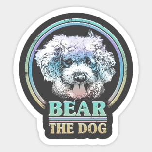 Bear The Dog Sticker